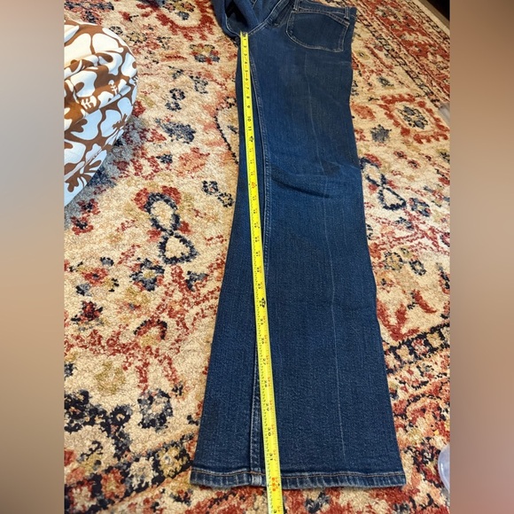 Polo Ralph Lauren Jenn Flare Denim Jeans in Dark Indigo Size 29 - Picture 13 of 14